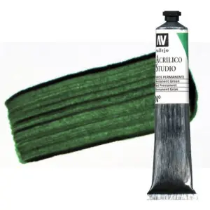 Profesional Acrílico Vallejo Studio n. 6 color verde ftalocianina (58 ml)