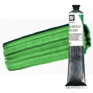 Pago Seguro Acrílico Vallejo Studio n. 7 color verde permanente (58 ml)