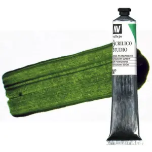 Acrílico Vallejo Studio n. 16 color verde vejiga (58 ml) Solo Por Tiempo Limitado
