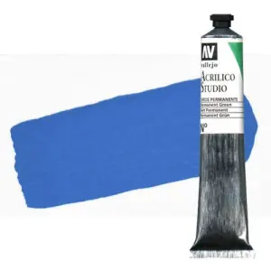 Acrílico Vallejo Studio n. 24 color azul cyan (58 ml) Precio De Fábrica