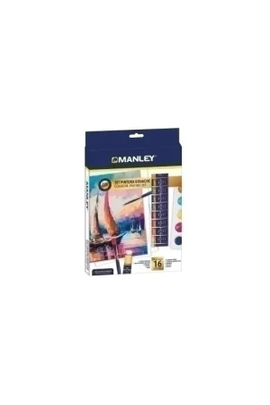 Artesanal TEMPERA GOUACHE MANLEY SET DE 16 - 27401803/MGH00100