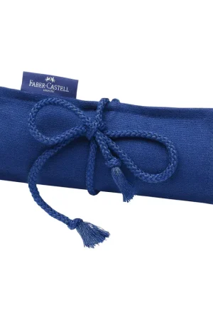 Solo Por Tiempo Limitado ESTUCHE FABER CASTELL ENRROLLABLE VACIO AZUL