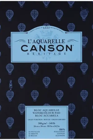 BLOC ENC. HERITAGE G.GRUESO 23X31CM. (12HJ.) 300GR. CANSON Más Vendido
