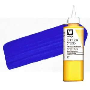 Artesanal Acrílico Vallejo Studio n. 25 color azul de cobalto tono (200 ml)