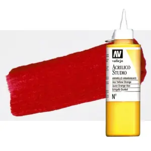 Acrílico Vallejo Studio n. 45 color rojo de cadmio oscuro (200 ml) Más Vendido