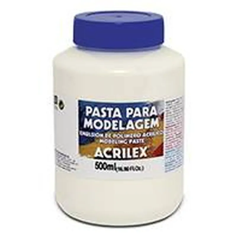 Precio Bajo PASTA MODELAGEM (EMULSIÓN DE POLÍMERO ACRILICO) ACRILEX 500ML.