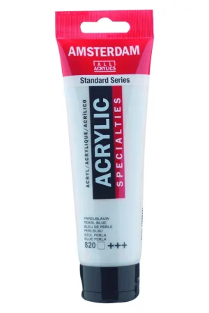 Envío Gratis PINTURA ACRÍLICA AMSTERDAM TUBO 120ML AZUL PERLA