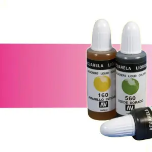 Acuarela líquida Vallejo n. 340 color rosa (32 ml) Devolución Gratuita
