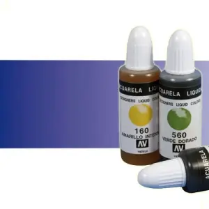 Precio Bajo Acuarela líquida Vallejo n. 470 color azul púrpura (32 ml)