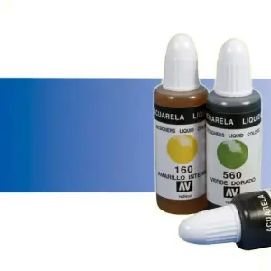 Acuarela líquida Vallejo n. 480 color azul ultramar (32 ml) Venta Final