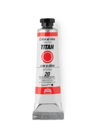 OLEO Nº20 ROJO CADMIO CLARO 20ML TITAN Últimas Unidades