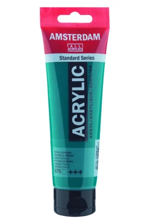 Novedad PINTURA ACRÍLICA AMSTERDAM TUBO 120ML  VERDE FTALO