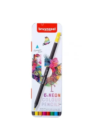 Popular LAPICES BRUYNZEEL 6 UDS NEON