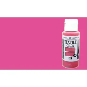 Favorito De Clientes Pintura Textil Vallejo Rosa Bengala n. 27, 60 ml.