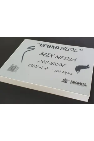 Pedido Al Por Mayor BLOC DIBUJO ACUARELA MICHEL ECONOBLOC MIX MEDIA A4 240GRS 100HJ