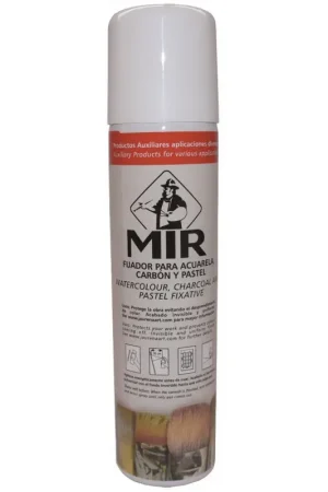 Exclusivo FIJADOR ACUARELA, CARBONCILLO, PASTEL MIR 250ml