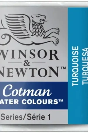 W&N ACUARELA COTMAN 1/2 GODET TURQUESA Venta Final