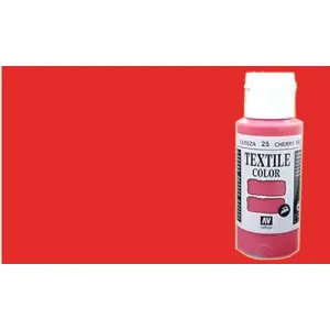 Liquidación Pintura Textil Vallejo Rojo Fluo n. 510, 60 ml.