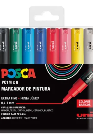 ROTULADORES POSCA 8 UDS PC1M/8C BASIC Pago Seguro