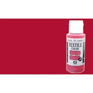 Pintura Textil Vallejo Rojo Metal n. 531, 60 ml. Popular