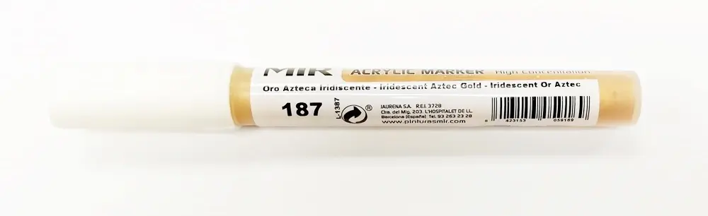 ROTULADOR ACRÍLICO MIR Nº187 ORO AZTECA Imprescindible (Must-Have)