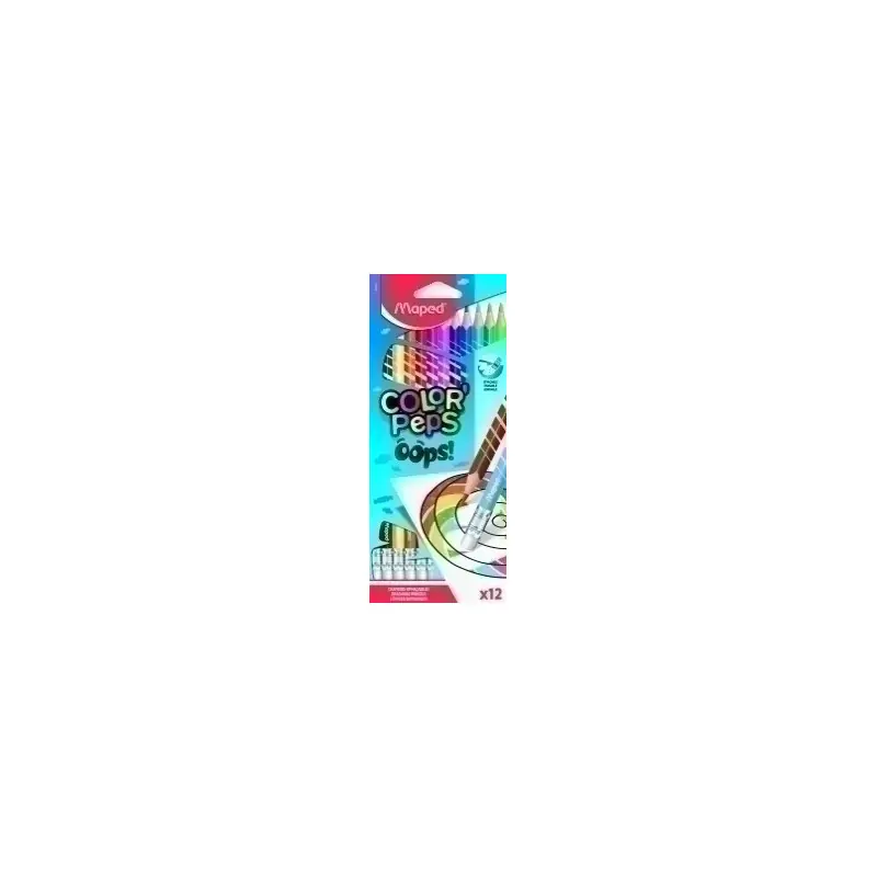 Precio Reducido 832812 LAPICES COLOR MAPED COLOR´PEPS OOPS E/12