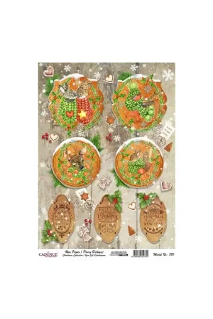 PAPEL ARROZ PA770 NAVIDAD 1 Auténtico