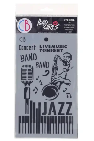 Oferta STENCIL MSB022 JAZZ 14.5X24CM
