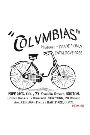 Marca Reconocida STENCIL HDM-60 25X25CM