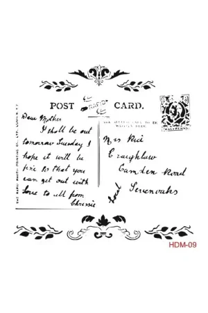 Envío Exprés STENCIL HDM-09 25X25CM