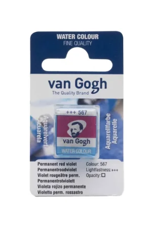 A Buen Precio *ACUARELA VAN GOHG Nº567 P M/C VIOL ROJO PERM
