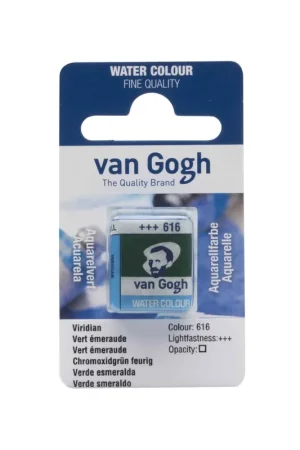 Precio De Oferta ACUARELA VAN GOHG VERDE ESMERALDA Nº616 P M/C