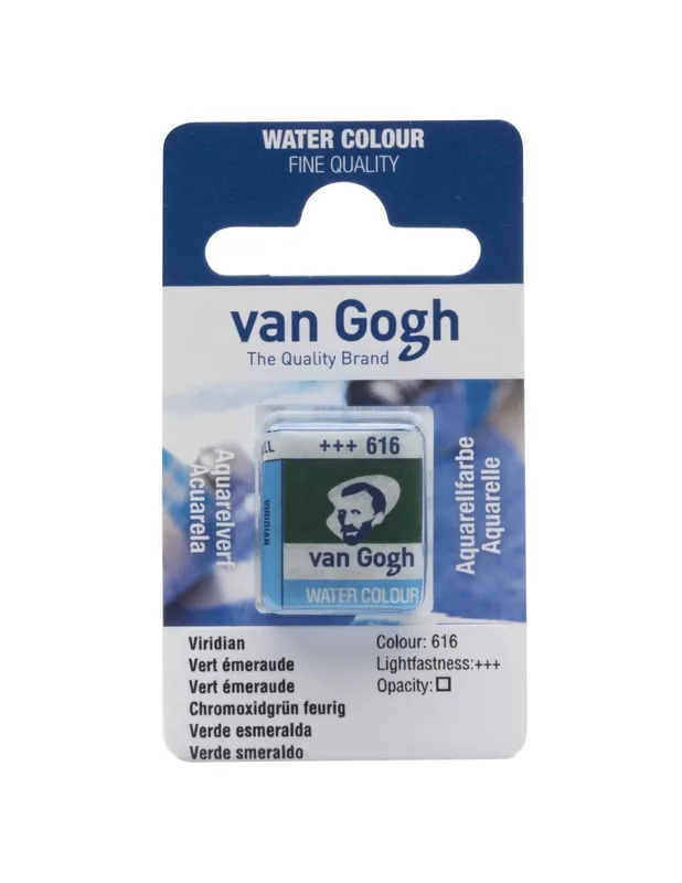 Precio De Oferta ACUARELA VAN GOHG VERDE ESMERALDA Nº616 P M/C