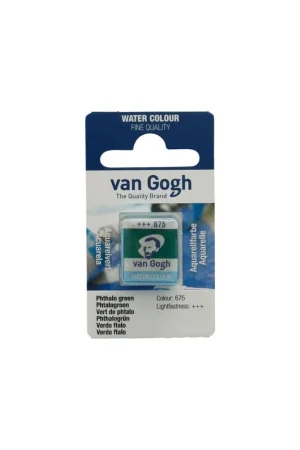 Última Versión *ACUARELA VAN GOHG Nº675 P M/C VERDE FTALO
