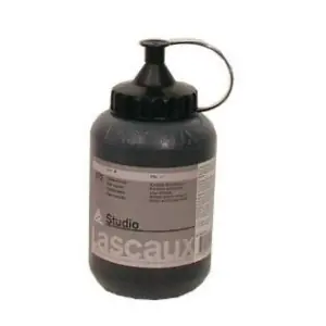 Pintura Acrilica Negra Lascaux Studio 972, 500 ml. Original