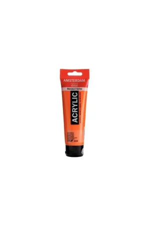 PINTURA ACRÍLICA AMSTERDAM TUBO 120ML ANARANJ.REFLEX Nueva Colección