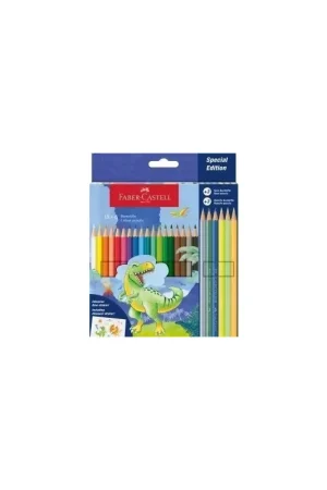 Oferta Flash LAPICES COLOR FABER DINOSAURIOS E/18+6 - 12802767/111222