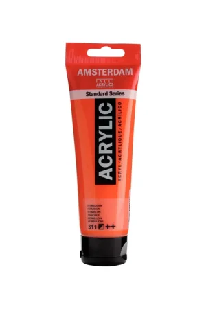 Envío Exprés PINTURA ACRÍLICA AMSTERDAM TUBO 120ML BERMELLON
