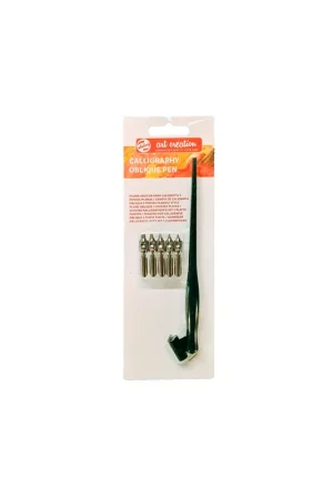 SET PLUMILLA OBLICUA C/ 5 PUNTAS P/CALIGRAFIA ARTCREATION No Te Lo Pierdas