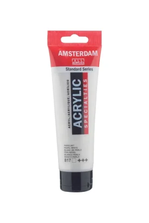 PINTURA ACRÍLICA AMSTERDAM TUBO 120ML BLANCO PERLA Últimas Unidades