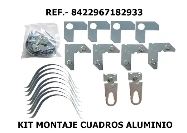 KIT MONTAJE CUADROS ALUMINIO Premium