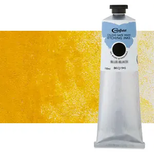Tinta Grabado Ecologica Amarillo Indio, tubo 150 ml. Stock Limitado