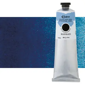 Tinta Grabado Ecológica Azul Primario (Cian), tubo 150 ml. Últimas Unidades