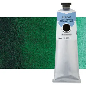 Tinta Grabado Ecológica Verde Ftalocianina, tubo 150 ml. Súper Precio