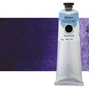 Oferta De Temporada Tinta Grabado Ecológica Violeta de Carbazol, tubo 150 ml.