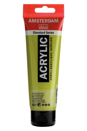 Envío Gratis PINTURA ACRÍLICA AMSTERDAM TUBO 120ML VERDE OLIVA CL