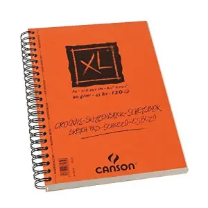 Block XL Croquis Canson 14.5x21 cm. 90 gr. 60 h., con espiral (largo) Promoción Exclusiva