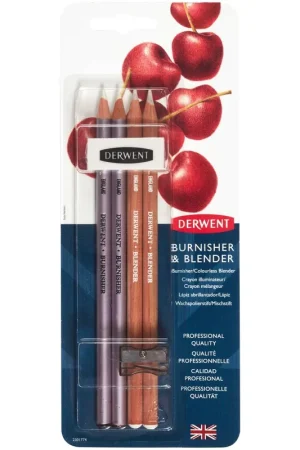 Hecho A Mano SET DERWENT LAPICES BLENDER E ILUMINIADOR