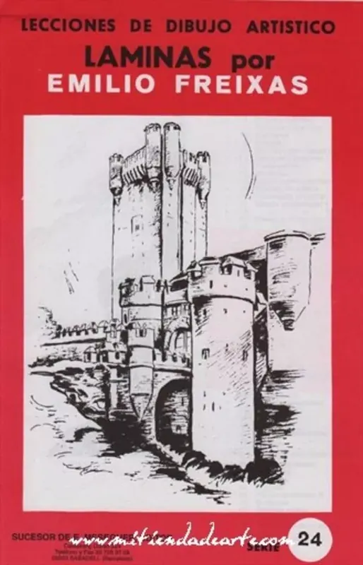 Láminas de dibujo artístico por Emilio Freixas SR24 Castillos Envío Exprés
