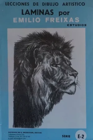 Láminas de dibujo artístico por Emilio Freixas E02 Cabezas de animales Máxima Calidad
